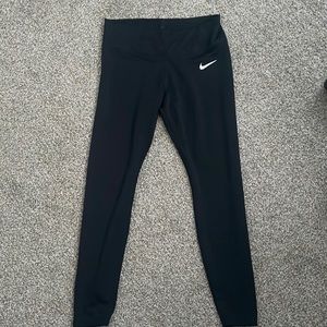 Nike leggings, large, black, dri-fit